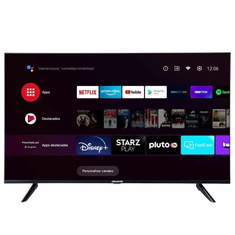 Televisor Android 50 Pulgadas UHD Smart TV Bluetooth - NetflixTV