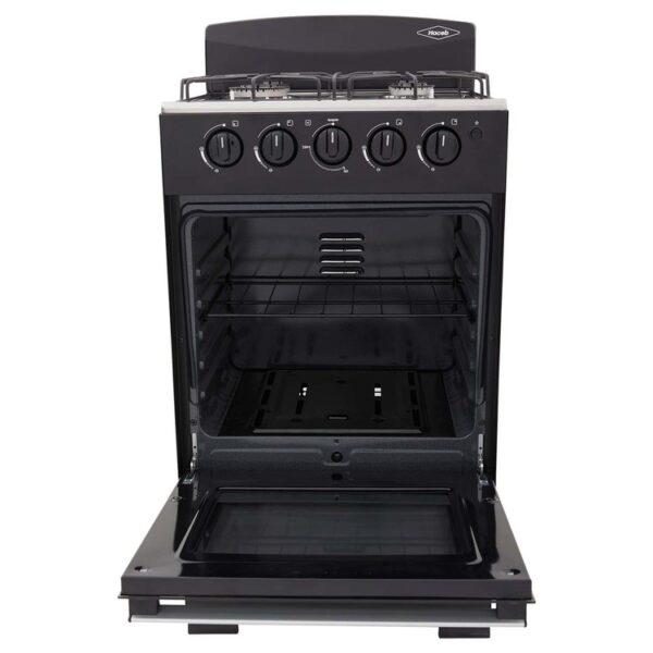 Estufa Romero Vidrio Haceb 50 cms Gas Natural Negra - Imagen 2