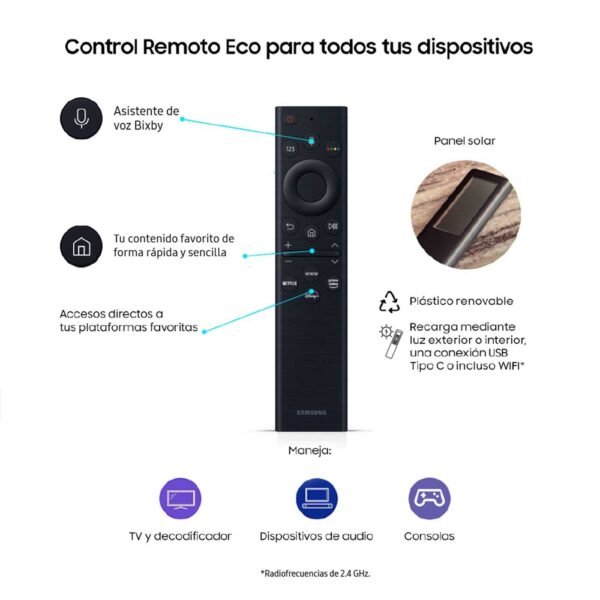 QLED smart tv samsung 50" QN50LS03BAKXZL - Imagen 7