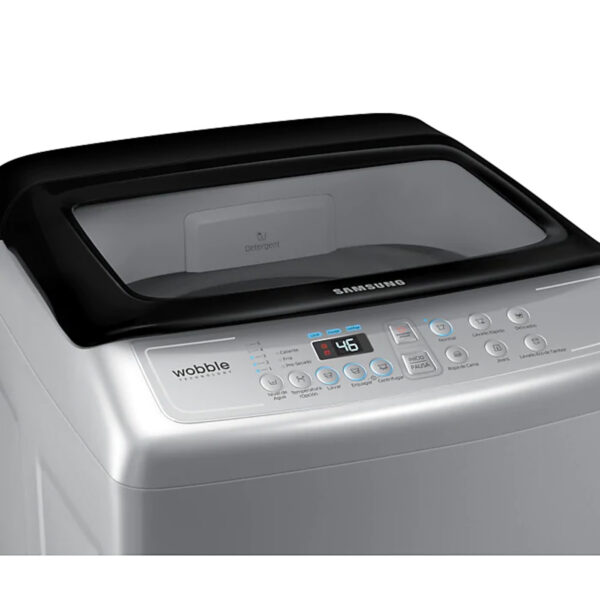 Lavadora SAMSUNG Carga Superior 9 Kilogramos WA90H4400SS Gris - Imagen 6