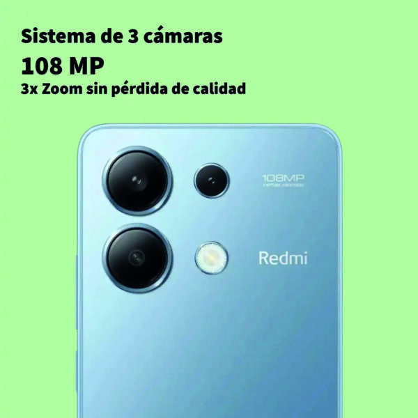 CELULAR XIAOMI REDMI NOTE 13 DE 8G + 256 RAM MIDNIGHT BLACK - Imagen 10
