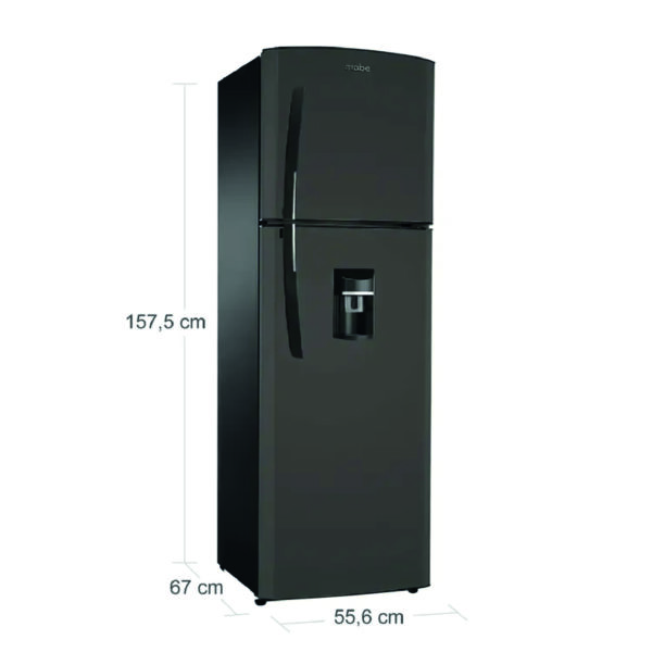 Nevera Mabe No Frost Congelador Superior 230 Litros Brutos Grafito - Imagen 2