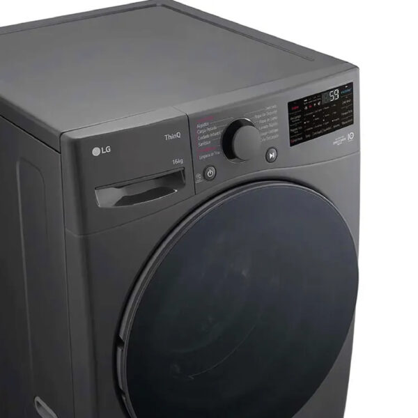 Lavadora LG Carga Frontal 16 Kilos  Negro - Imagen 5