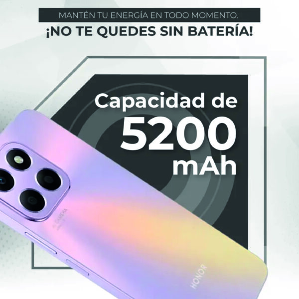 Celular HONOR X6b Plus 256GB Morado - Imagen 4