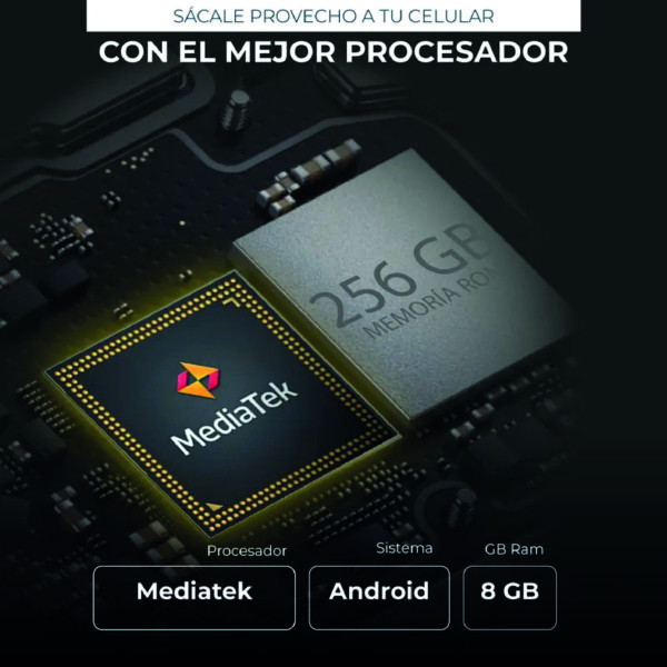 Celular MOTOROLA G55 256GB Negro - Imagen 5
