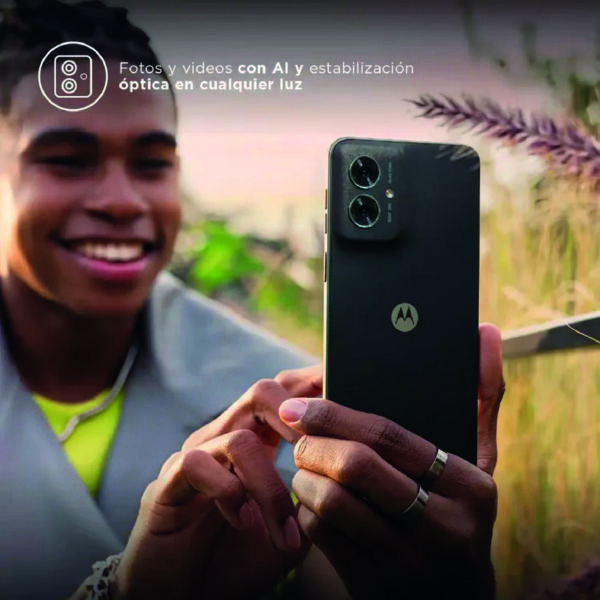 Celular MOTOROLA G55 256GB Negro - Imagen 6