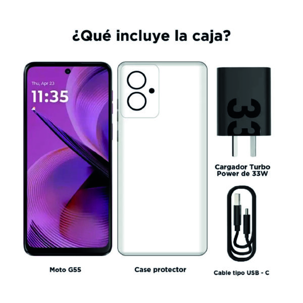 Celular MOTOROLA G55 256GB Rosado - Imagen 2