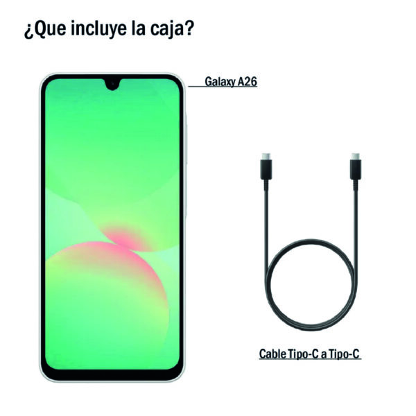 Celular SAMSUNG Galaxy A26 256GB 5G Blanco - Imagen 3