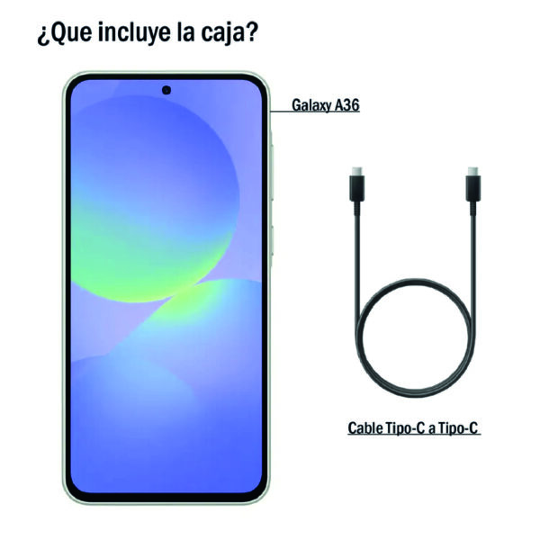Celular SAMSUNG Galaxy A36 256GB 5G Verde - Imagen 3