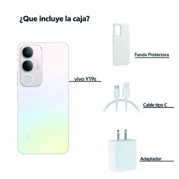 Celular VIVO Y19S Pro 256GB Plata - Imagen 3