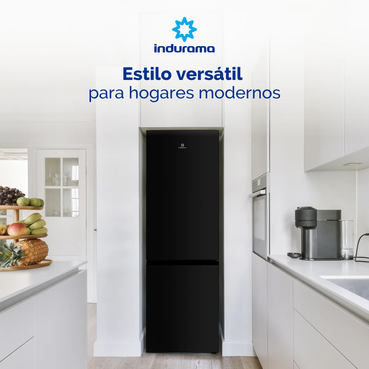 Nevera Indurama Tipo Europeo Bottom Mount Ri-6312 Negra 312 Lts - Imagen 5