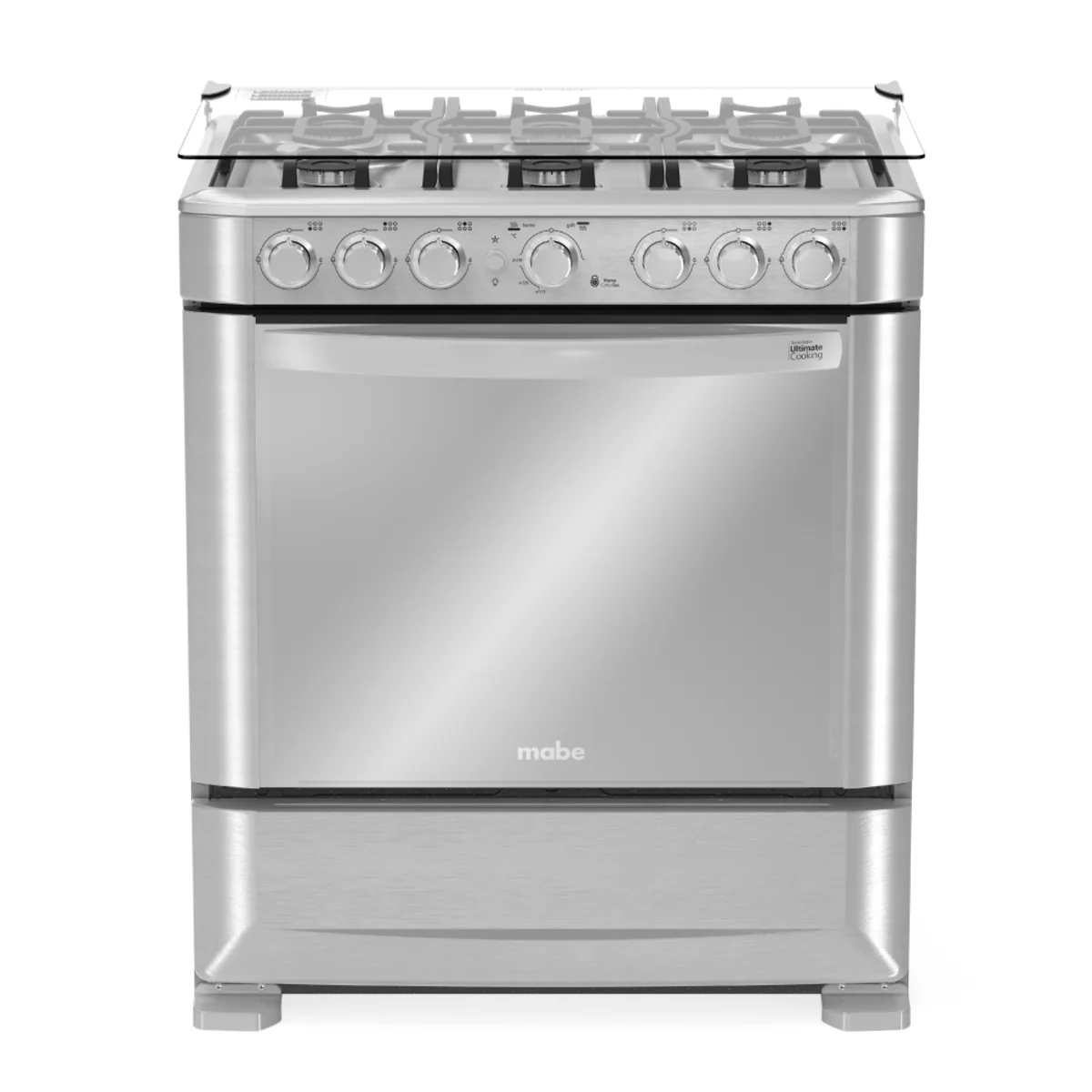 Estufa de Piso a Gas 76 cm Inox Mabe - EMC7630NFX0