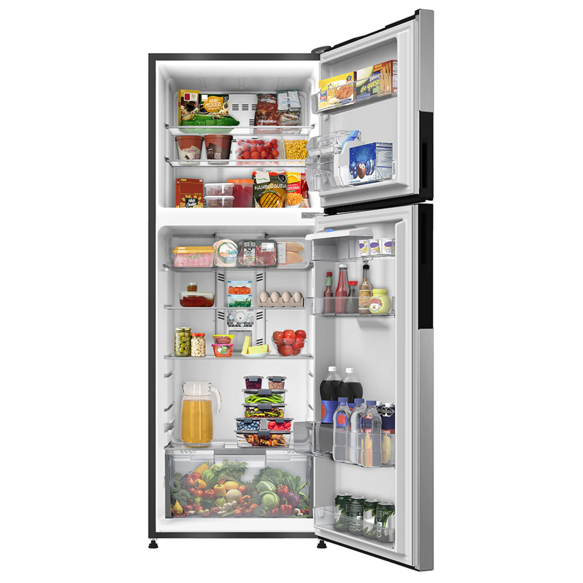 Nevera No Frost 470 L Brutos Platinum Mabe - RMP470GCT - Imagen 4