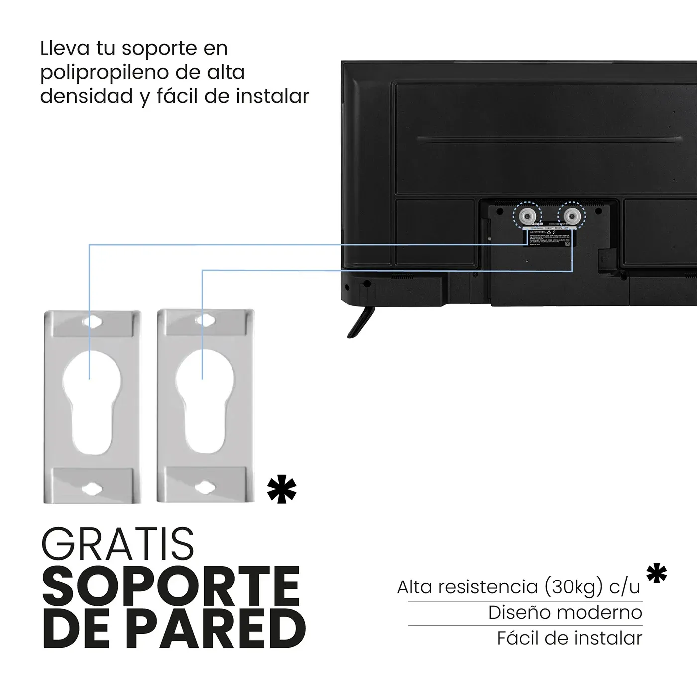 Televisor Challenger 32" HD Google TV 32KG84. - Imagen 4