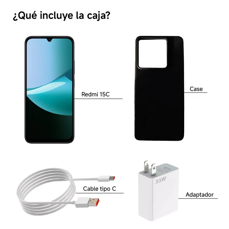 Celular REDMI 15C 256GB 4G Verde - Imagen 3