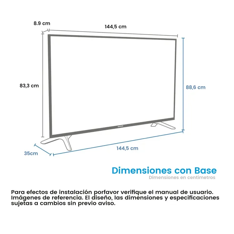 TV CHALLENGER 65" Pulgadas 164 cm 65KG85 4K UHD LED Smart TV Google - Imagen 10