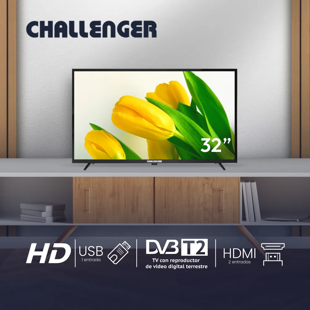 Televisor Challenger 32" LED HD - 32K88 - Imagen 8