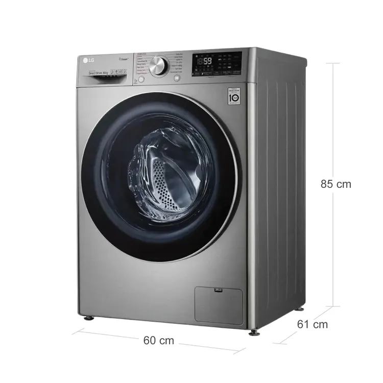Lavadora Secadora LG 14KG-30LBS Silver WD14VVC4S6 - Imagen 2