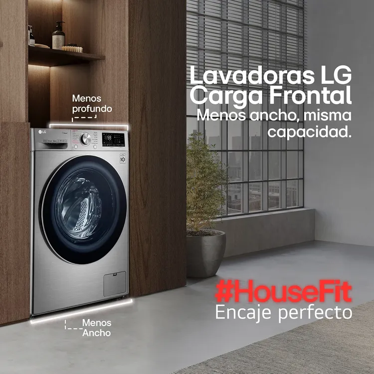 Lavadora Secadora LG 14KG-30LBS Silver WD14VVC4S6 - Imagen 8