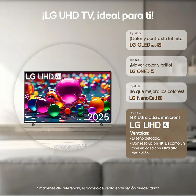 Televisor LG 65" Pulgadas 4K-UHD LED Smart TV - 65UA8050 - Imagen 2