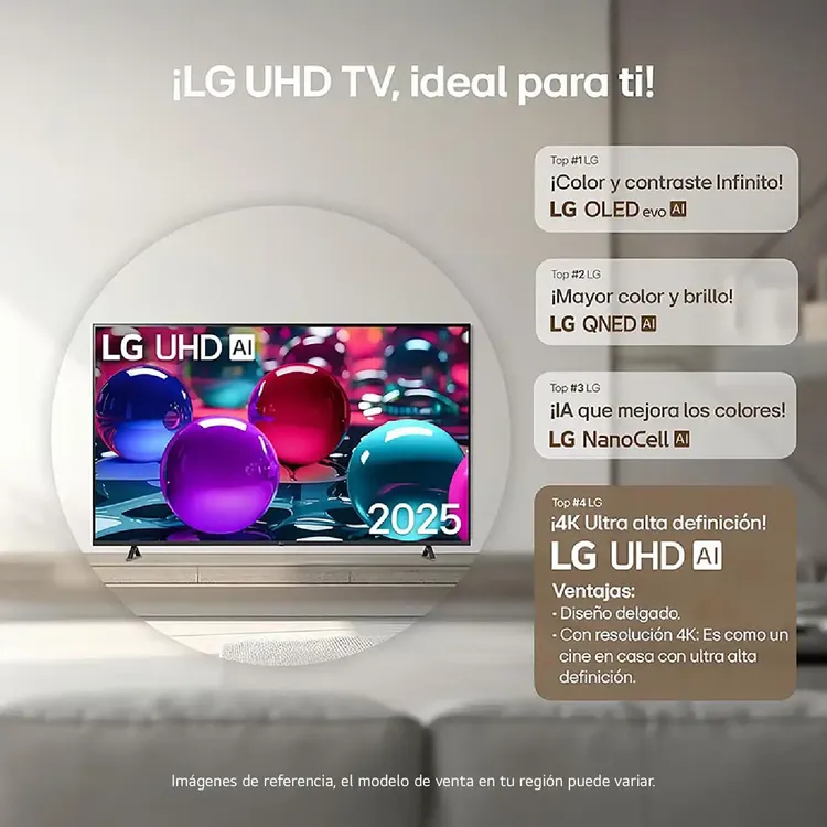Televisor LG 75" AI Smart Tv 4K - 75UA8050PSA - Imagen 2