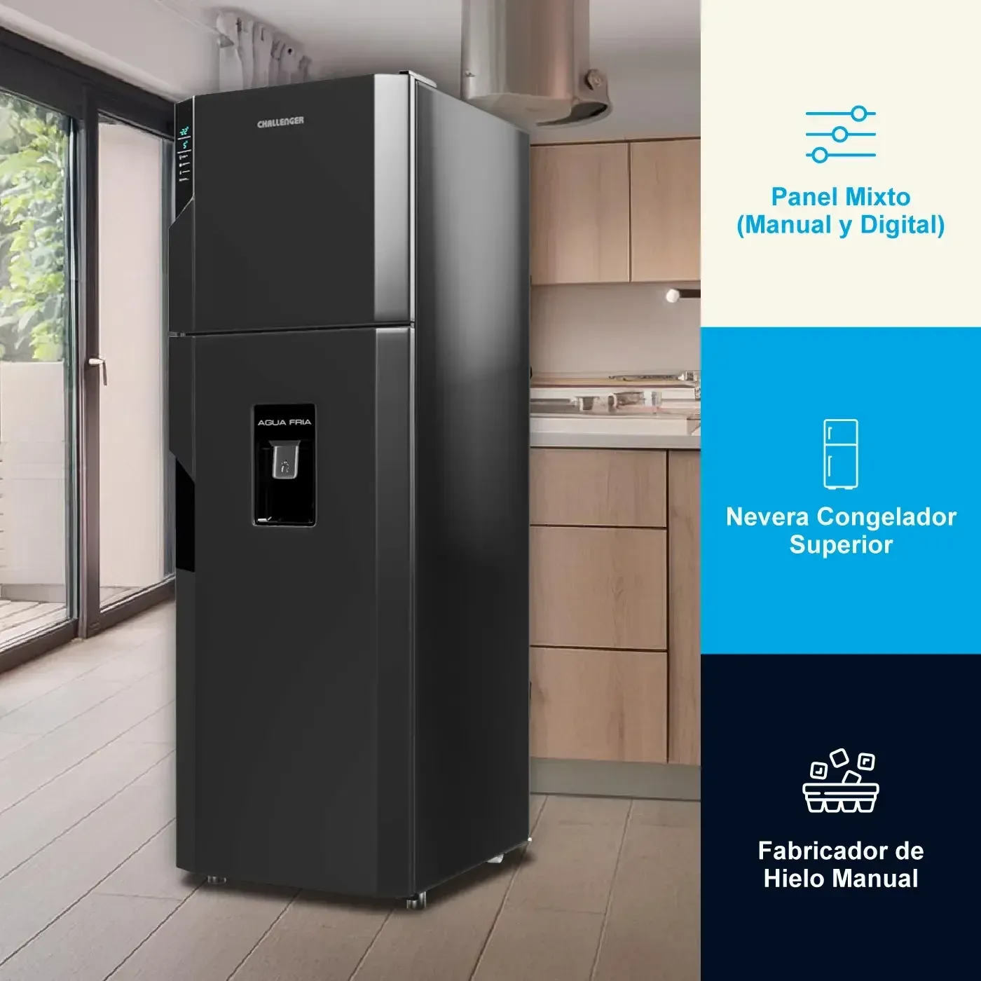 Nevera Challenger Titanium CR317 - 300 Lts - Imagen 4