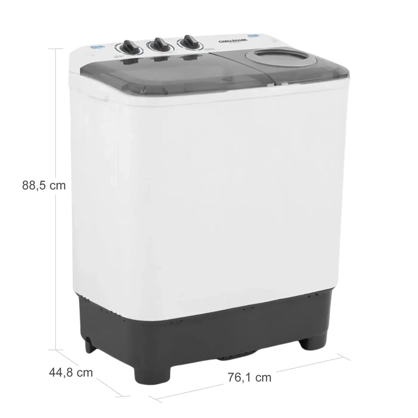 Lavadora CHALLENGER 7KG Doble Tina CW-4707 - Imagen 2