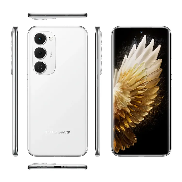 Celular TECNO Spark 40Pro+ 256GB 4G Blanco - Imagen 6