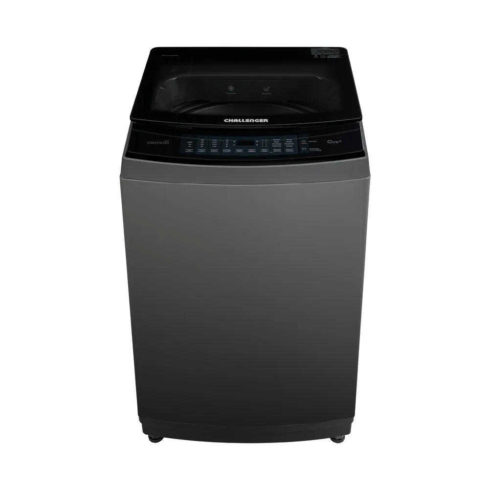 Lavadora Automática Challenger 18 Kg Dark Grey