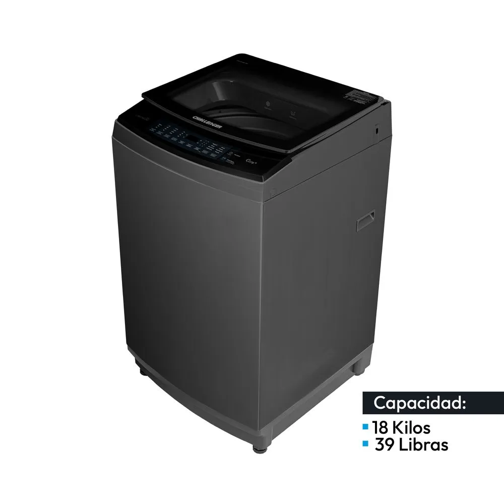 Lavadora Automática Challenger 18 Kg Dark Grey - Imagen 3