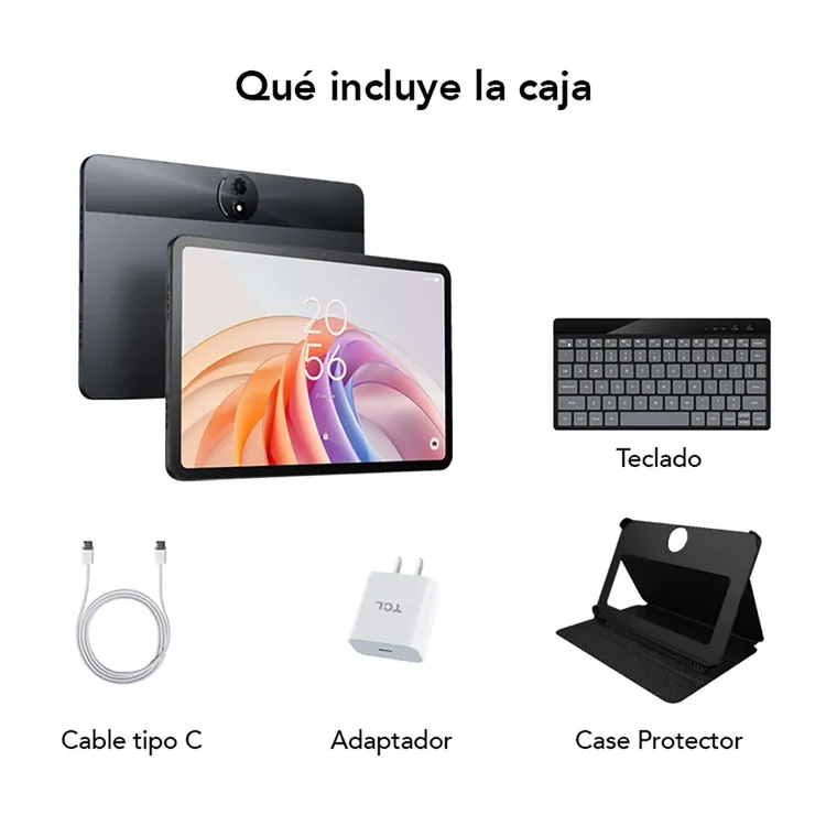 Tablet TCL 11" Pulgadas TAB11 FE 128GB WiFi Gris - Imagen 5