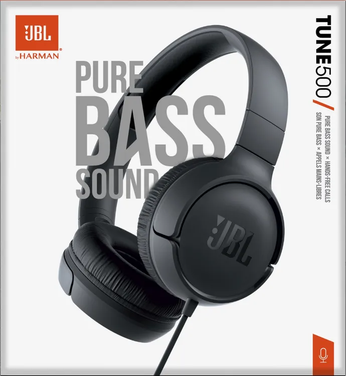 Audífonos de Diadema JBL Alámbricos On Ear T500 Negro - Imagen 7