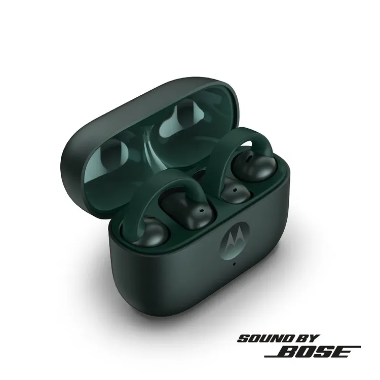 Audifonos MOTOROLA Inalámbricos Bluetooth Open Ear Buds Loop Verde - Imagen 4